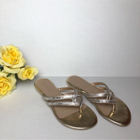 ⭐️NEW⭐️Dream Pairs Women Fashion Rhinestone Design Slides Sandals - Picture 6 of 7